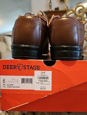 Deer Stags Dark Brown Slip-On Loafers